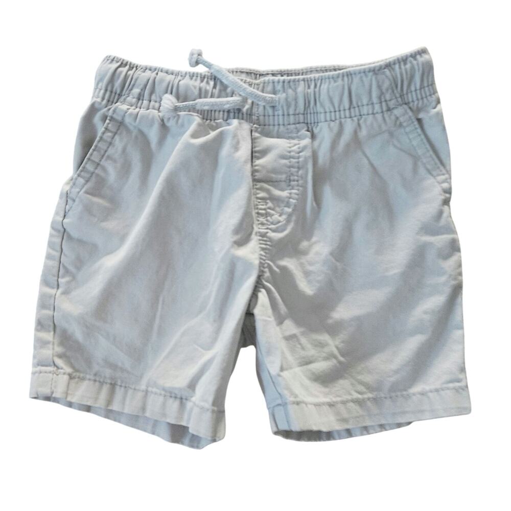 Cat & Jack Toddler Boy Beige Light Khaki Drawstring Chino Shorts Size 2T